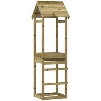 Berkfield Home Play Tower 53x46.5x194 cm Impregnated Wood Pine in Brown