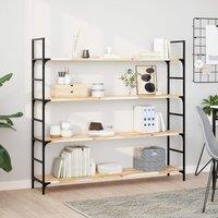Berkfield Home Floating Shelf 160x30x2 cm Untreated Solid Wood Acacia in Brown | Size: 160 x 30 x 2 cm