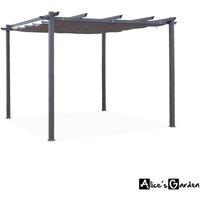 sweeek Replacement 3x3m Pergola Canopy Roof in Grey