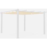 sweeek Replacement 3x4m Pergola Canopy Roof in White