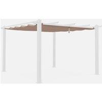 sweeek Replacement 3x4m Pergola Canopy Roof in Medium Beige