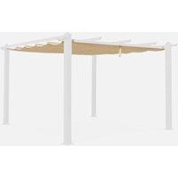 sweeek Replacement 3x4m Pergola Canopy Roof in Beige