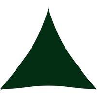 Berkfield Home Sunshade Sail Oxford Fabric Triangular 4.5x4.5x4.5 m Dark Green