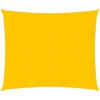 Berkfield Home Sunshade Sail 160 g/m Yellow 3.6x3.6 m HDPE