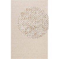 THE RUGS Rocco Flatweave Washable Plain Extra Large Living Room Rug & Runner in Off-White | Size: 200 cm x 290 cm