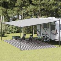 Berkfield Home Tent Carpet Anthracite & White 400x600 cm HDPE