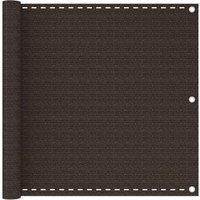 Berkfield Home Balcony Screen Brown 90x600 cm HDPE