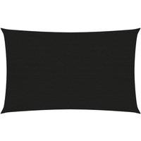 Berkfield Home Sunshade Sail 160 g/m Black 4x6 m HDPE
