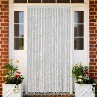 Berkfield Home Fly Curtain Grey 118x220 cm Chenille