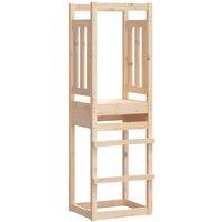 Berkfield Home Play Tower 53x46.5x169 cm Solid Wood Pine in Brown