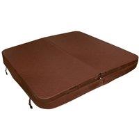 Monstershop 2m Hot Tub Spa Cover - Brown in Terracotta