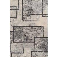 Desire Rugs Rhodes Modern Living Room Simple Geometric Rugs -Enigma in Grey | Size: 160 cm x 230 cm