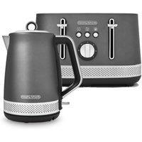 Morphy Richards Illumination Kettle & Toaster Set in Grey