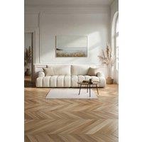 Allure Bath Fashions Softie Short Pile Faux Fur Rug - Large Modern Living Room Bedroom Rug in Light Pink | Size: 120 cm x 170 cm