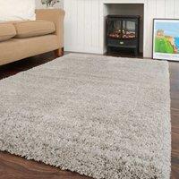 Kukoon Silver Grey Super Soft Shaggy Rug | Size: 120 cm x 170 cm