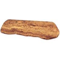 Verano Spanish Ceramics Olive Wood Natural Grained Rustic Kitchen Dining Large Deluxe Chopping Board 60-65cm L 35-42cm W