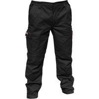 Result Stretch Work Trousers Pants (34inch Long Length) in Black | Size: 32R