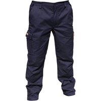 Result Stretch Work Trousers Pants (34inch Long Length) in Navy | Size: 36R