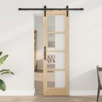 Berkfield Home Sliding Door with Hardware Set 'ORKDAL'61x198.5 cm in Beige | Size: 61x198.5 cm