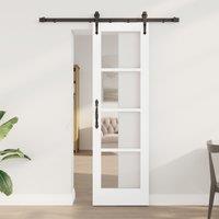 Berkfield Home Sliding Door with Hardware Set "ORKDAL" White 61x198.5 cm