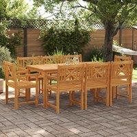 Berkfield Home Garden Chairs 2 pcs 56x56x90 cm Solid Wood Acacia in Brown | Size: 56 x 56 x 90 cm