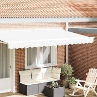 Berkfield Home Awning Valance for 4 m Frame White 3.8x0.2 m