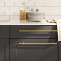 Berkfield Home Cabinet Handles 10 pcs Gold 320 mm Stainless Steel