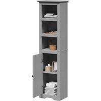 Berkfield Home Bathroom Cabinet BODO Grey 44x30x160 cm | Size: 44 x 30 x 160 cm