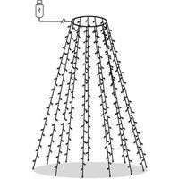 Berkfield Home Christmas Tree Net Lights with 210 LEDs Colourful 210 cm