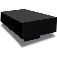 Berkfield Home Coffee Table High Gloss Black