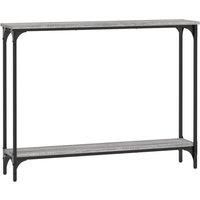 Berkfield Home Console Table Grey Sonoma 100x22.5x75 cm Engineered Wood
