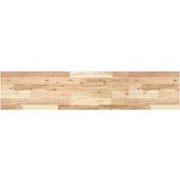 Berkfield Home Floating Shelf 160x30x2 cm Untreated Solid Wood Acacia in Brown | Size: 160 x 30 x 2 cm