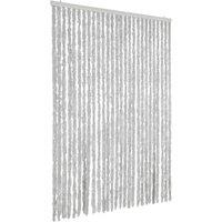 Berkfield Home Fly Curtain Grey 118x220 cm Chenille