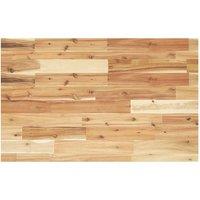 Berkfield Home Table Top Rectangular 60x50x4 cm Solid Wood Acacia in Brown | Size: 60 x 50 x 4 cm