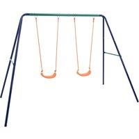 Berkfield Home Swing Set with 2 Seats Steel