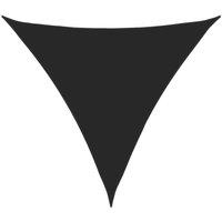 Berkfield Home Sunshade Sail Oxford Fabric Triangular 4x4x4 m Black