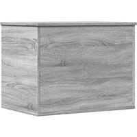 Berkfield Home Storage Box Grey Sonoma 60x42x46 cm Engineered Wood | Size: 60 x 42 x 46 cm