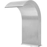 Berkfield Home Pool Fountain Stainless Steel 45x30x65 cm Silver | Size: 45 x 30 x 65 cm