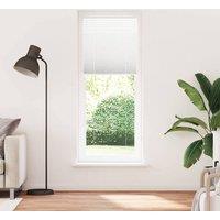 Berkfield Home Pleated Blind White 80x200 cm Fabric Width 79.4 cm Polyester