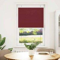 Berkfield Home Pleated Blind Bordeaux Red 70x100 cm Fabric Width 69.4 cm Polyester