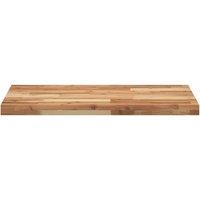Berkfield Home Versatile Bathroom Vanity Top Oil Finished 60x50x4 cm Solid Wood in Brown | Size: 60 x 50 x 4 cm