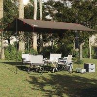 Berkfield Home Comfortable Camping Tarp Brown 506x306 cm Waterproof
