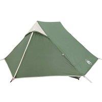 Berkfield Home Modern Camping Tent 2-Person Green Waterproof