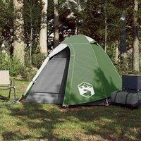 Berkfield Home Modern Camping Tent Dome 2-Person Green Waterproof