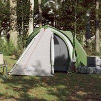 Berkfield Home Modern Camping Tent Dome 2-Person Green Waterproof
