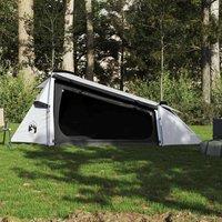 Berkfield Home White Camping Tent Tunnel 2-Person White Blackout Fabric Waterproof