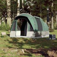 Berkfield Home Modern Camping Tent Tunnel 3-Person Green Waterproof