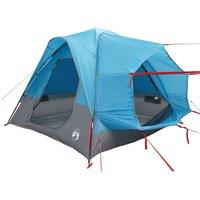 Berkfield Home Comfortable Car Tent 4-Person Blue Waterproof