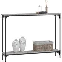 Berkfield Home Decorative Console Table Grey Sonoma 100x22.5x75 cm Engineered Wood