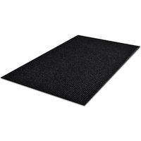 Berkfield Home Pliable Door Mat 90 x 60 cm Black PVC